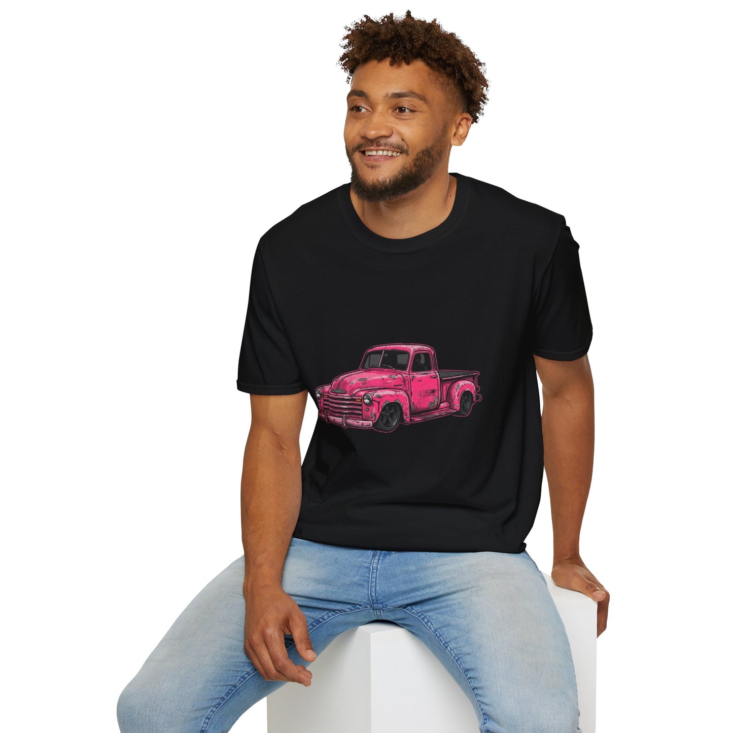 Vintage Pink Truck T-Shirt