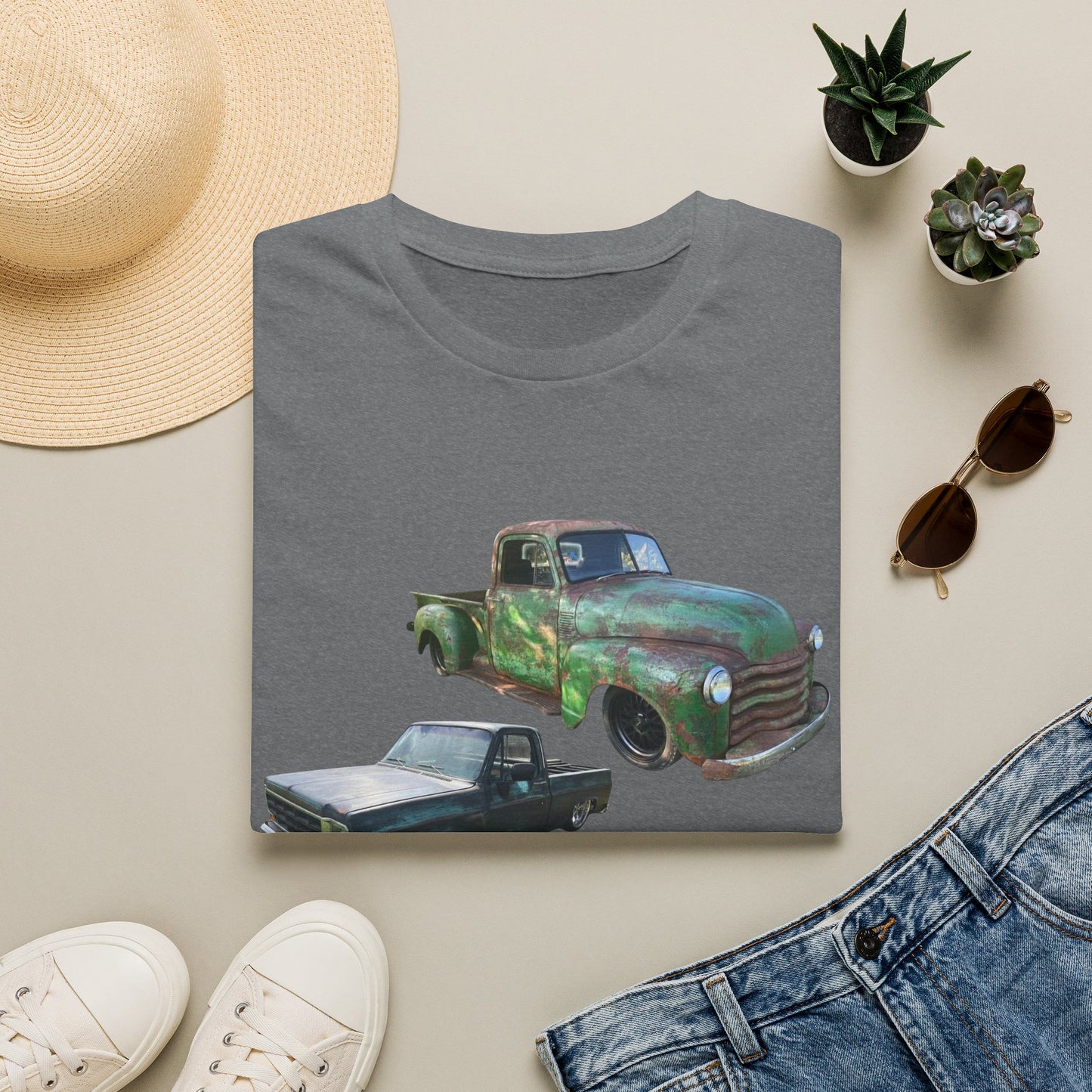 3 Classic Pickup Trucks Lowered/Lifted T-Shirt