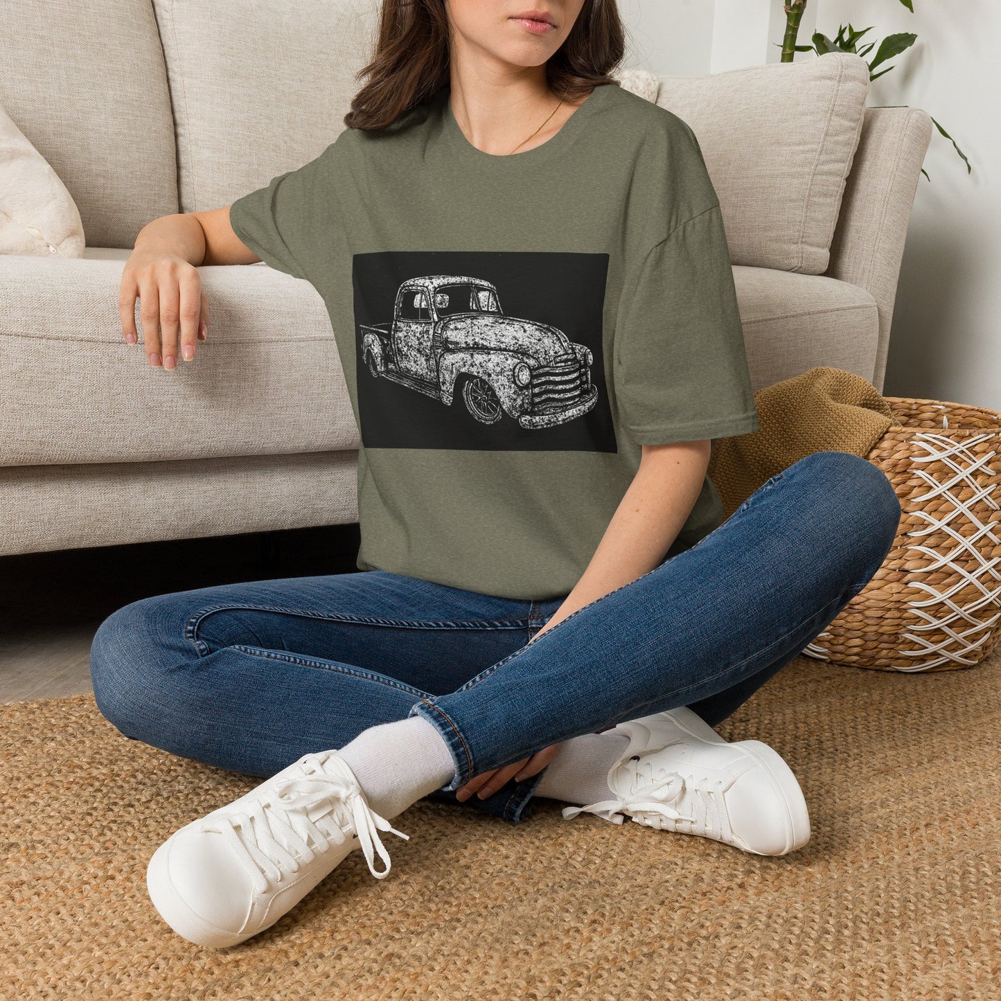 Retro Truck Illustration Tshirt