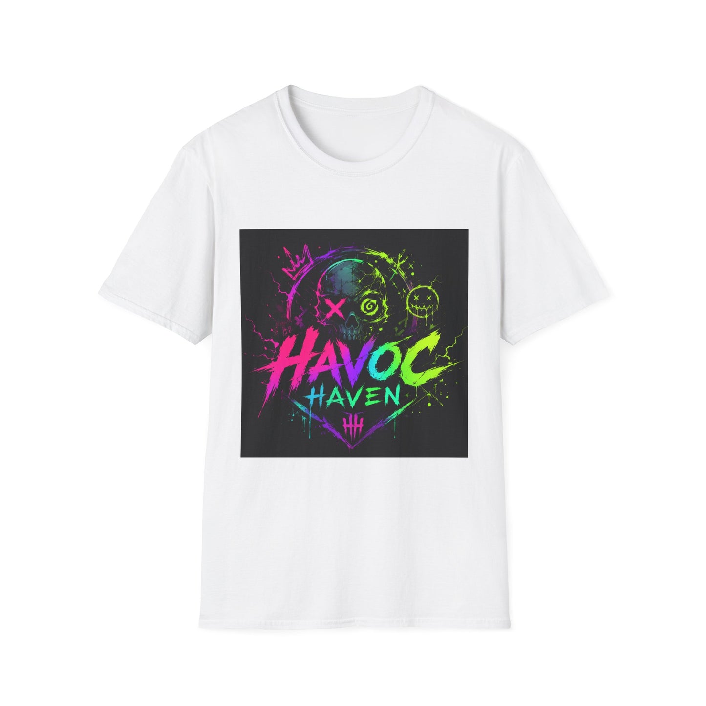 Havoc Haven Neon Skull T-Shirt