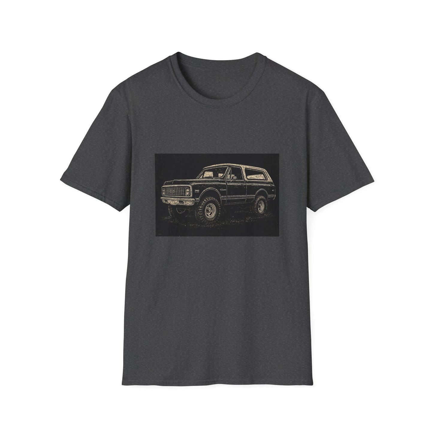 Vintage Truck w Topper Illustration T-Shirt