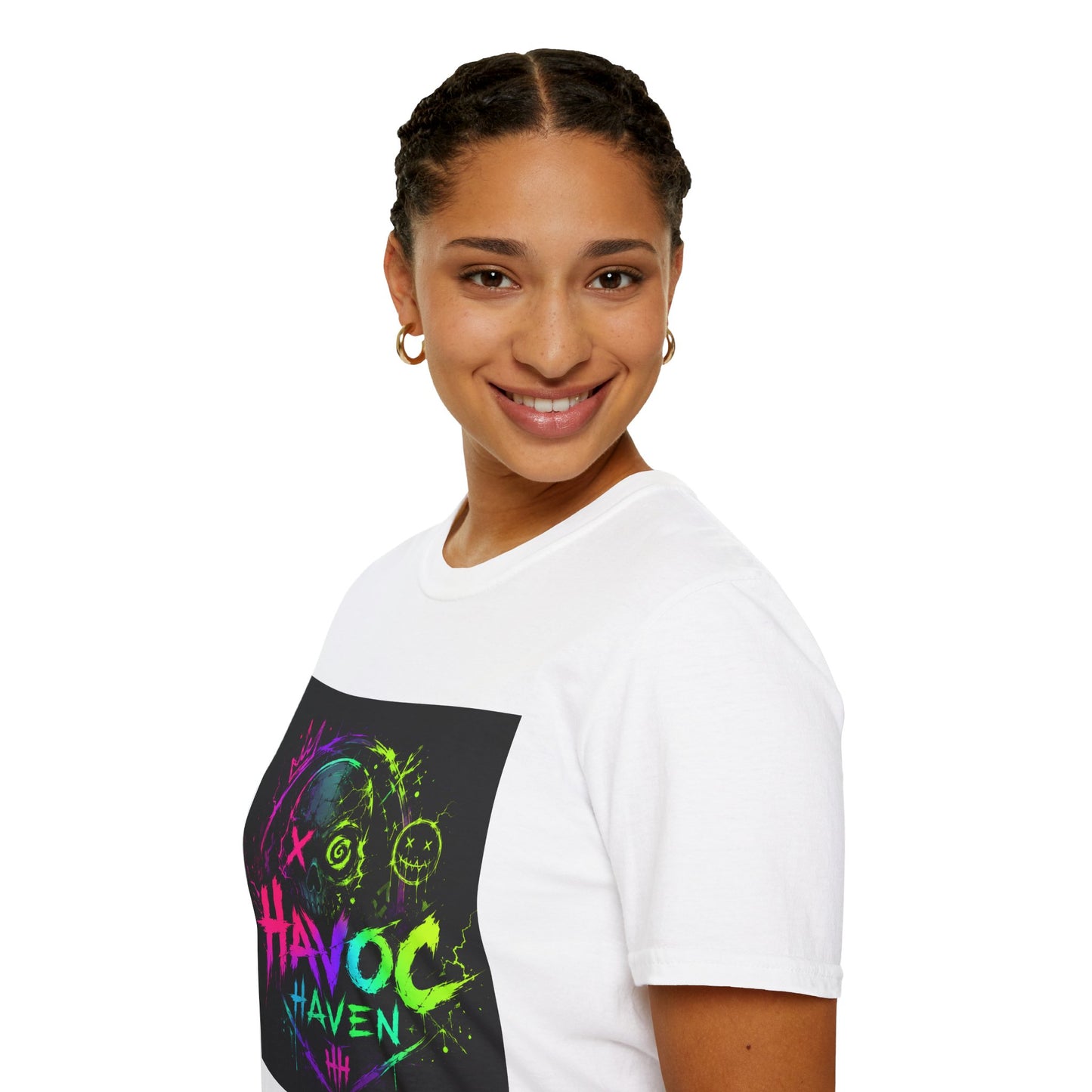 Havoc Haven Neon Skull T-Shirt