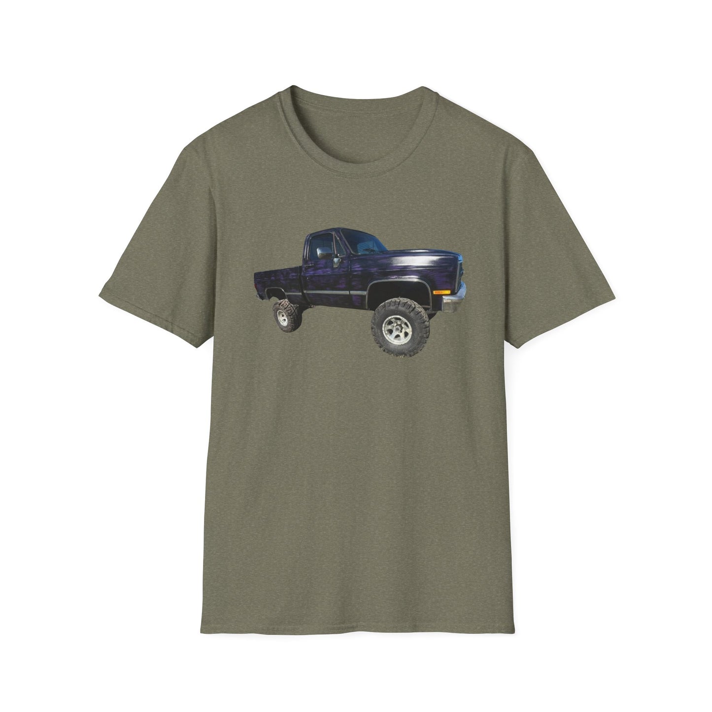 Vintage Lifted Black/Purple Truck T-Shirt