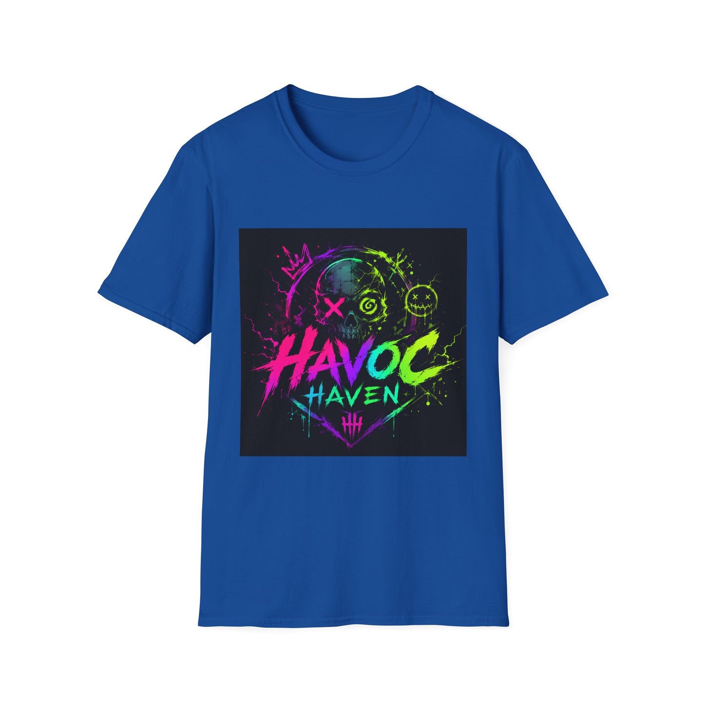 Havoc Haven Neon Skull T-Shirt