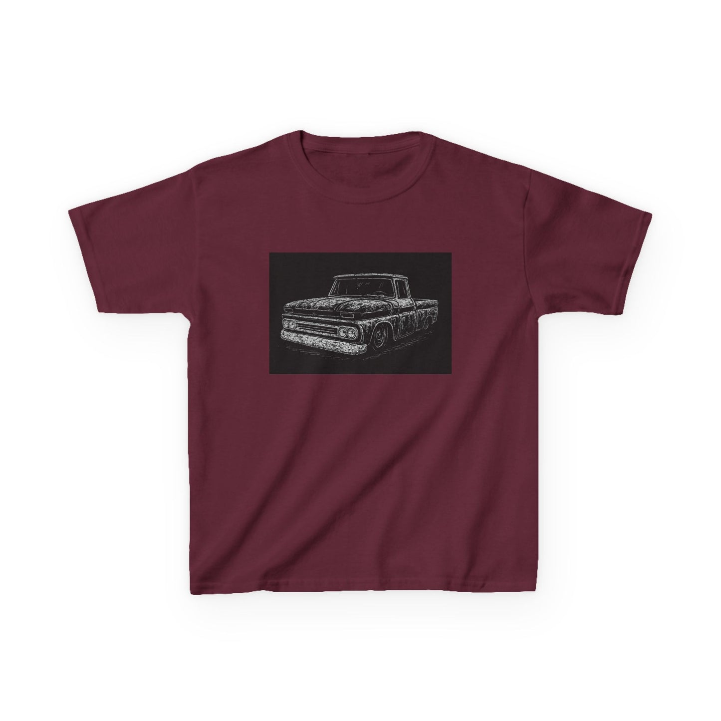 Vintage Pickup Truck Kids Sketch