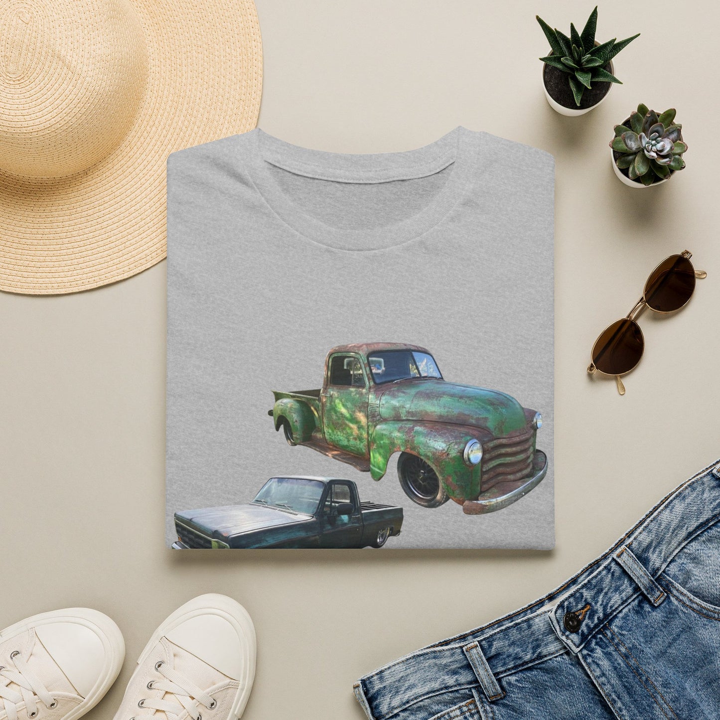 3 Classic Pickup Trucks Lowered/Lifted T-Shirt