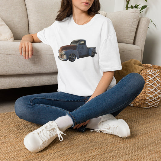 Vintage Lowered Grey Pickup Truck T-Shirt