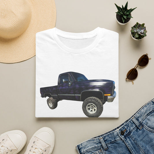 Vintage Lifted Black/Purple Truck T-Shirt