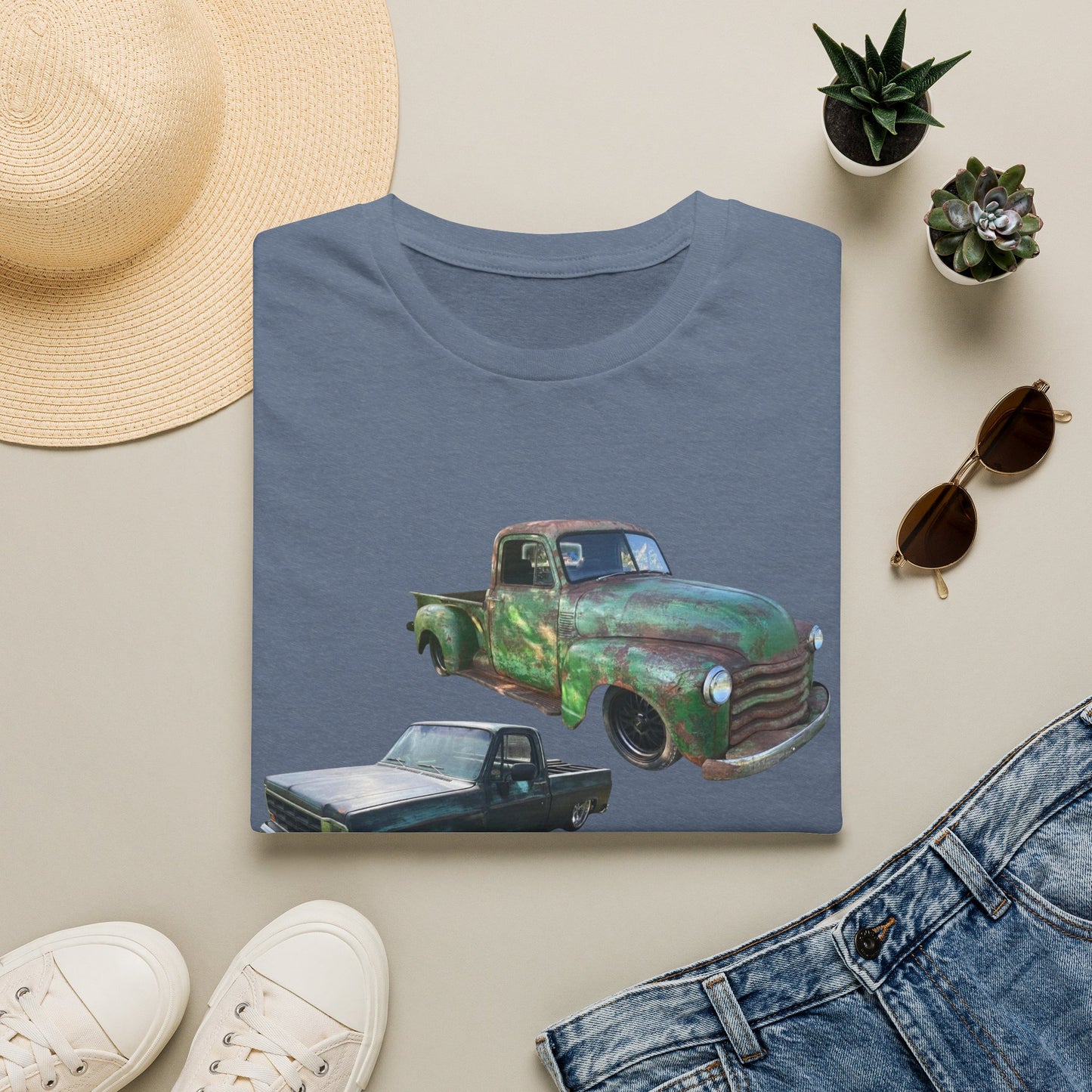 3 Classic Pickup Trucks Lowered/Lifted T-Shirt