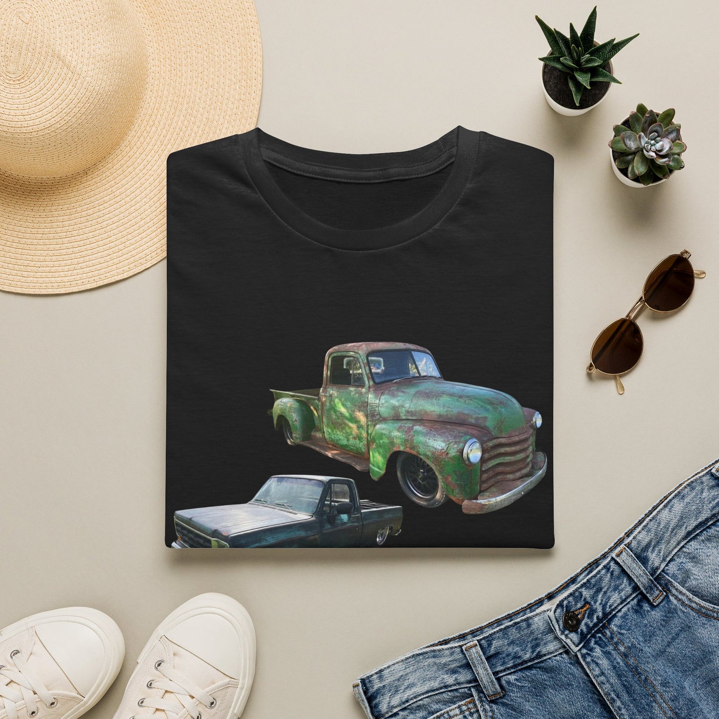 3 Classic Pickup Trucks Lowered/Lifted T-Shirt