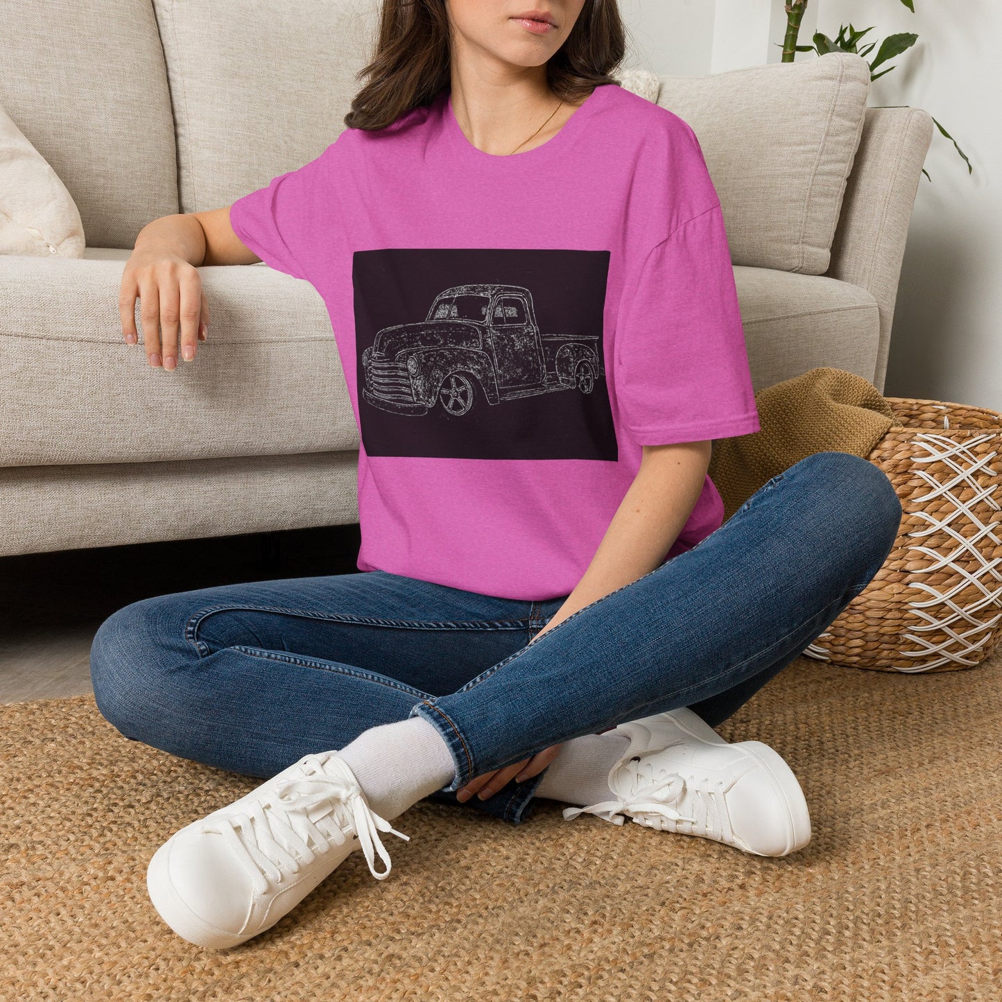 Vintage Pickup Sketch T-Shirt