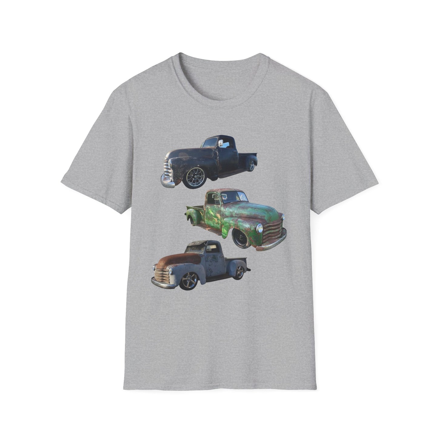 Vintage Lowered Pickup Truck trio T-Shirt