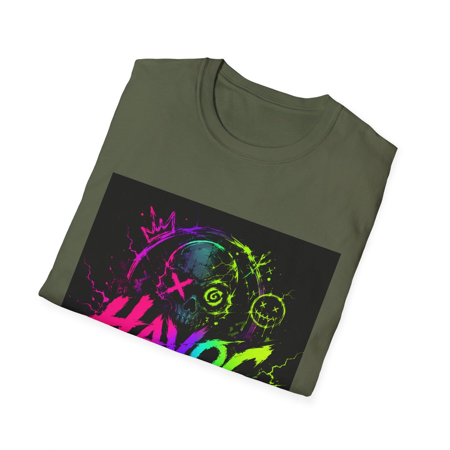 Havoc Haven Neon Skull T-Shirt