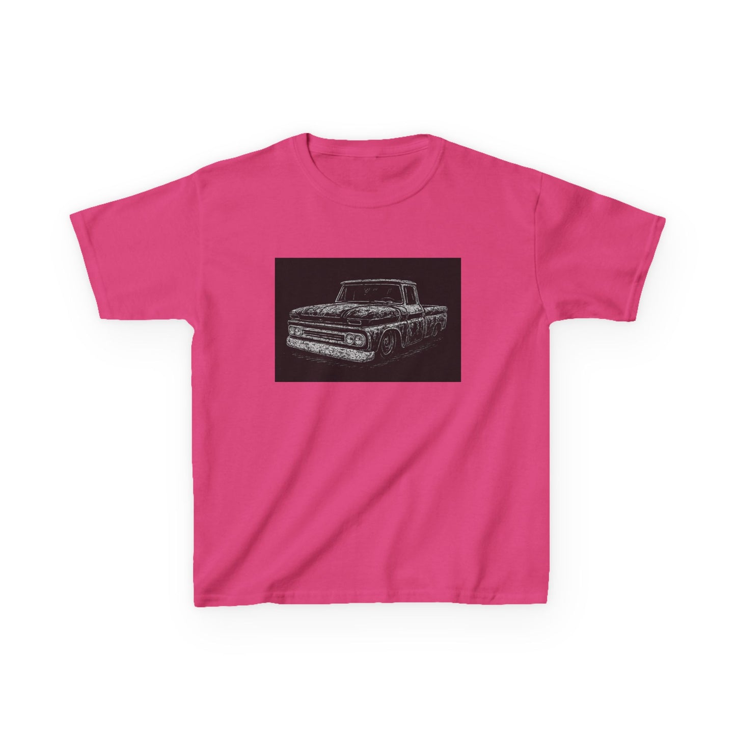 Vintage Pickup Truck Kids Sketch
