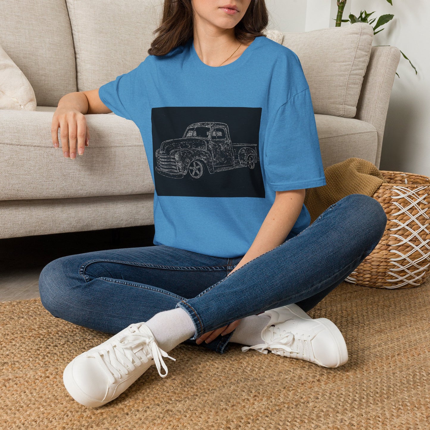 Vintage Pickup Sketch T-Shirt