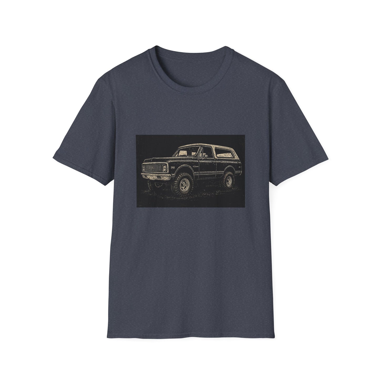Vintage Truck w Topper Illustration T-Shirt