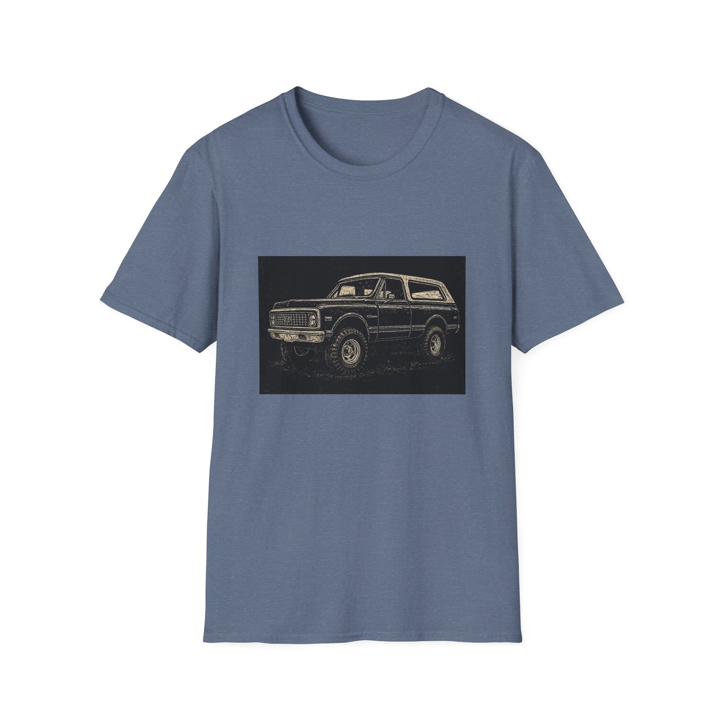 Vintage Truck w Topper Illustration T-Shirt
