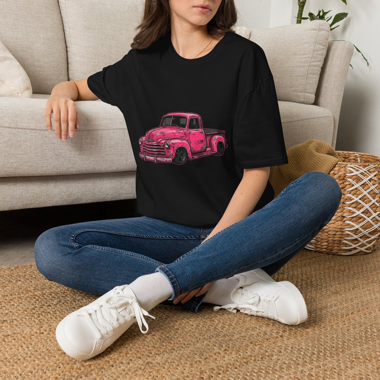 Vintage Pink Truck T-Shirt