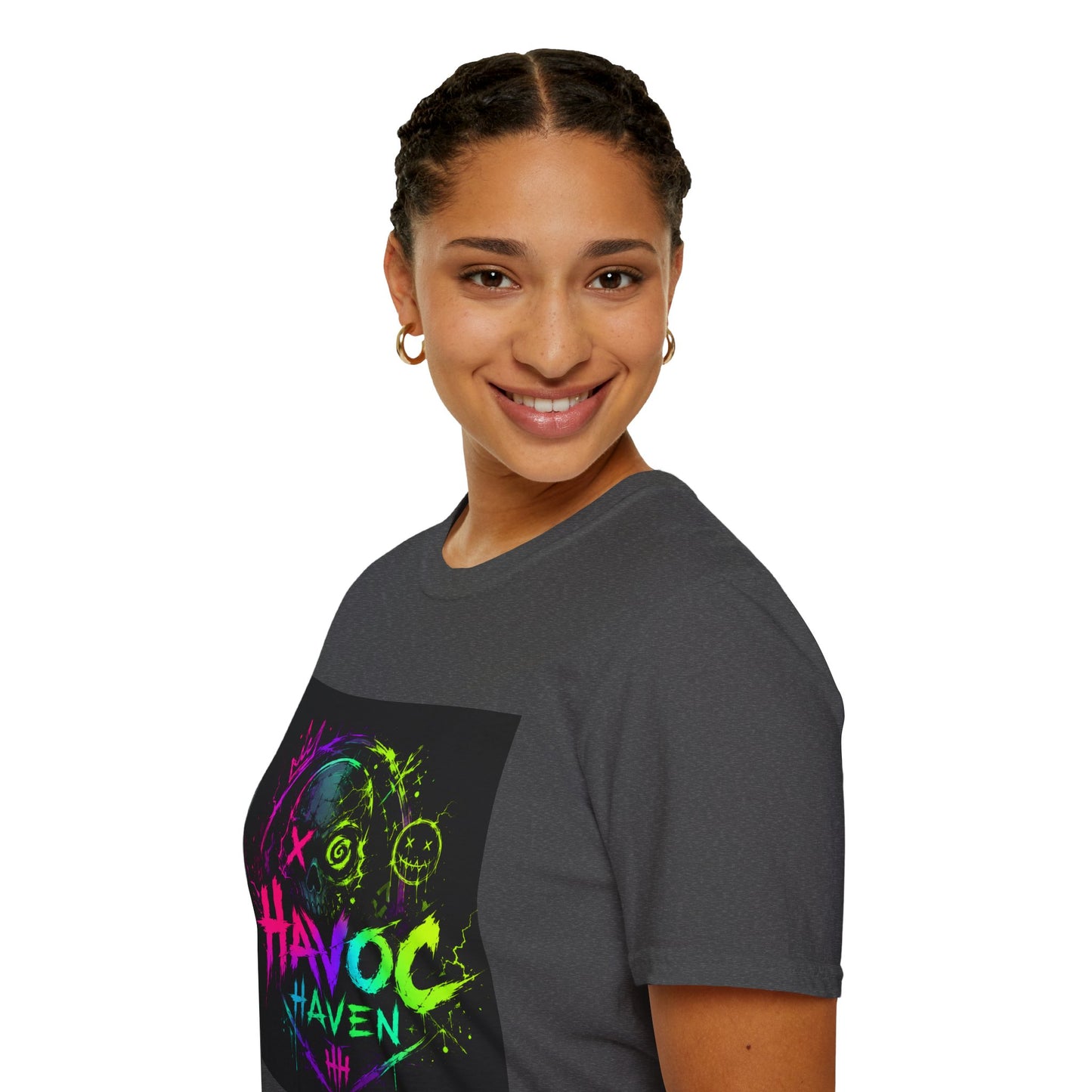 Havoc Haven Neon Skull T-Shirt