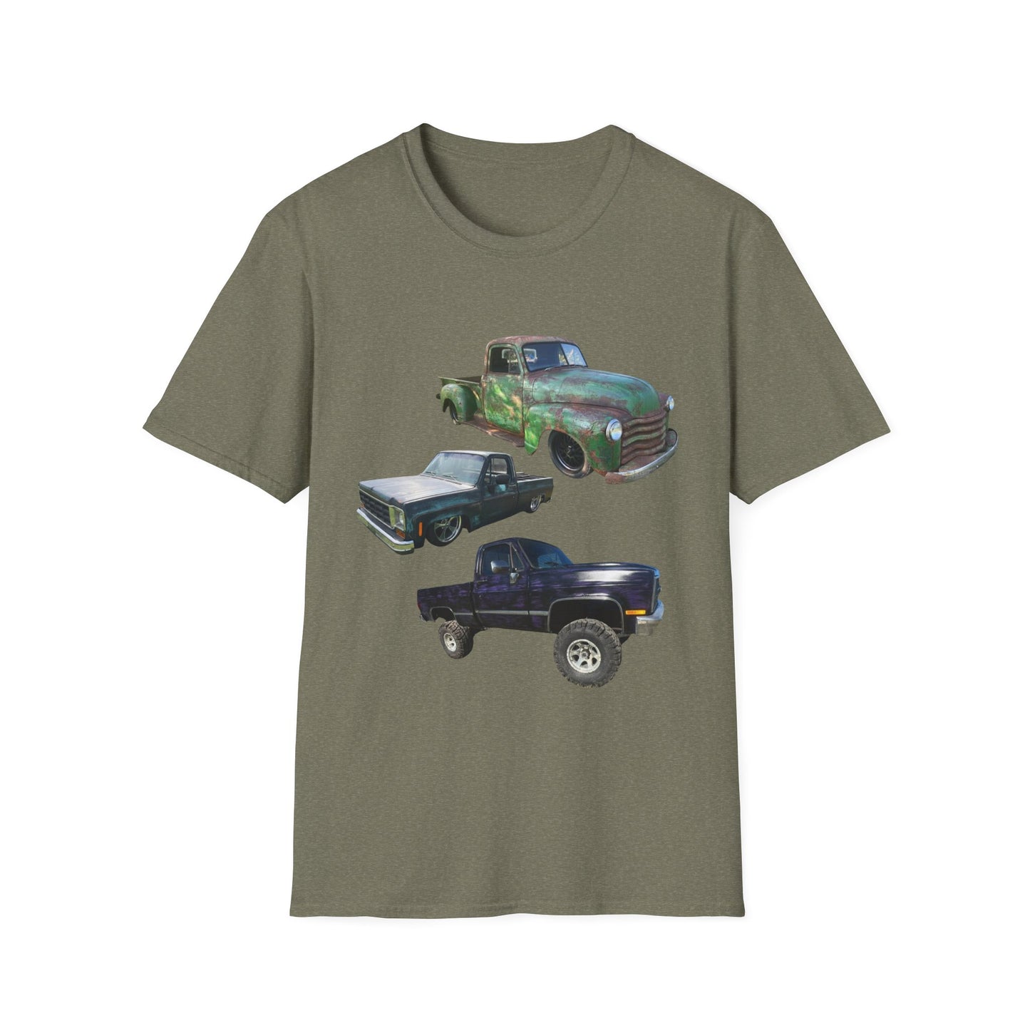 3 Classic Pickup Trucks Lowered/Lifted T-Shirt
