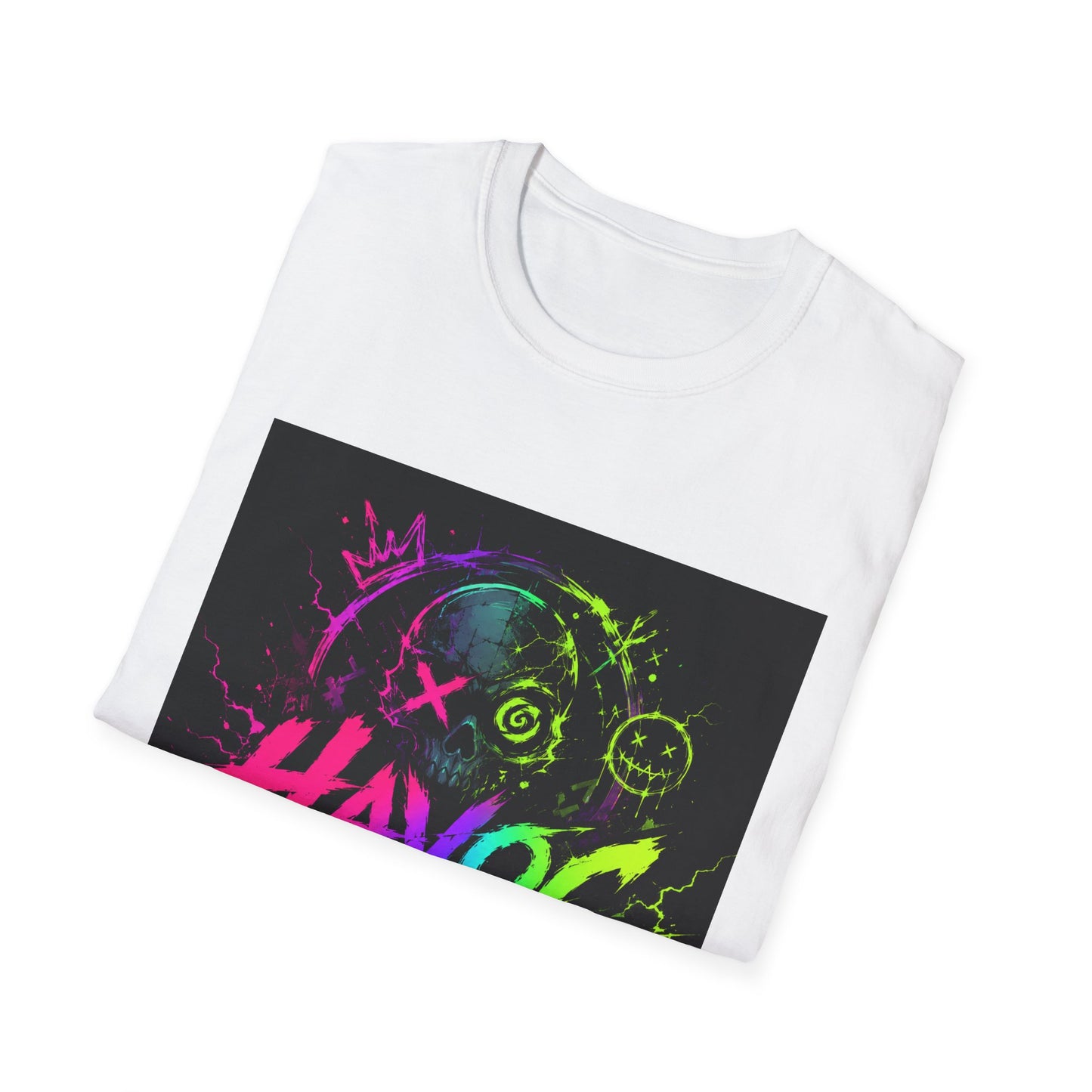 Havoc Haven Neon Skull T-Shirt