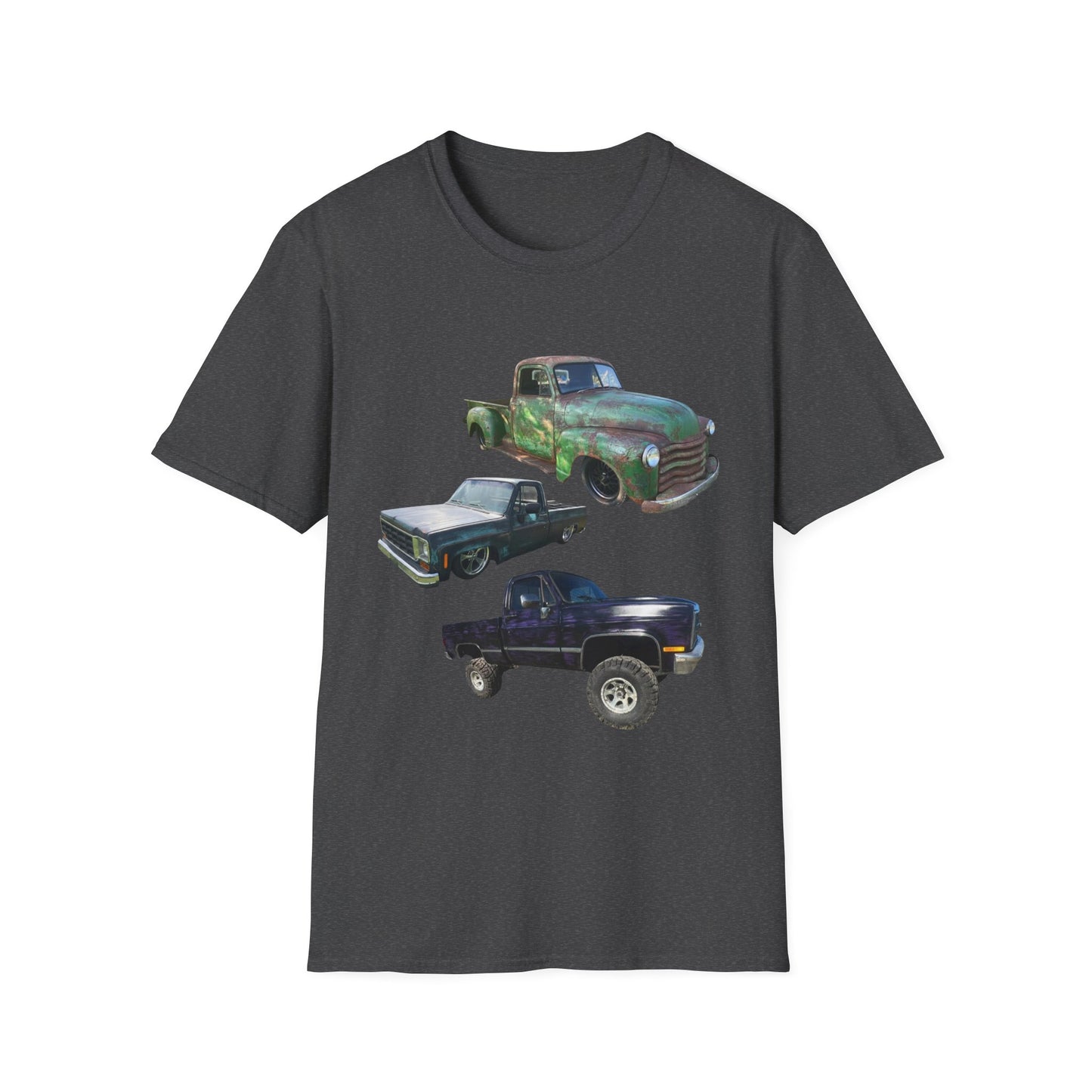 3 Classic Pickup Trucks Lowered/Lifted T-Shirt