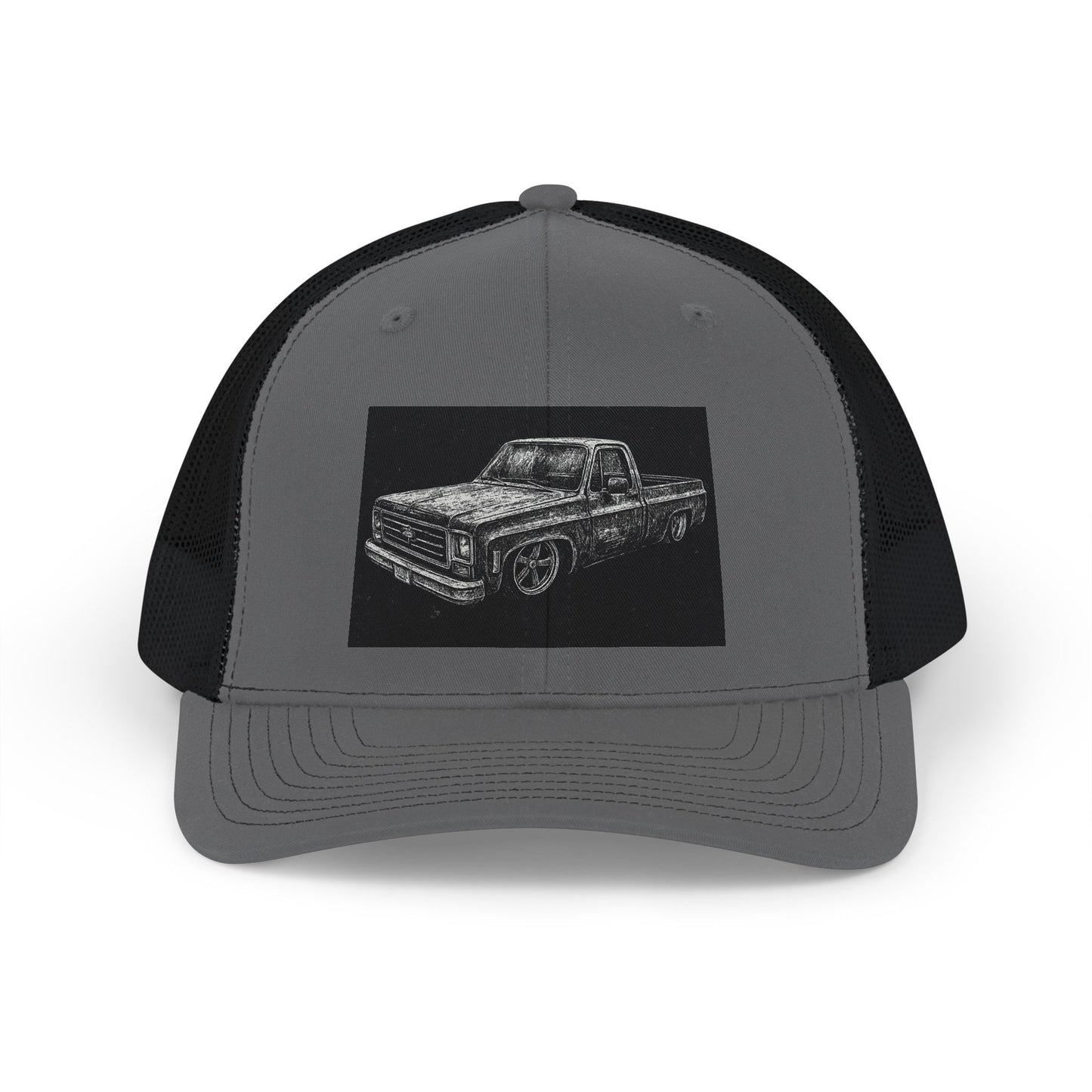 Vintage Pickup sketch Snapback Cap