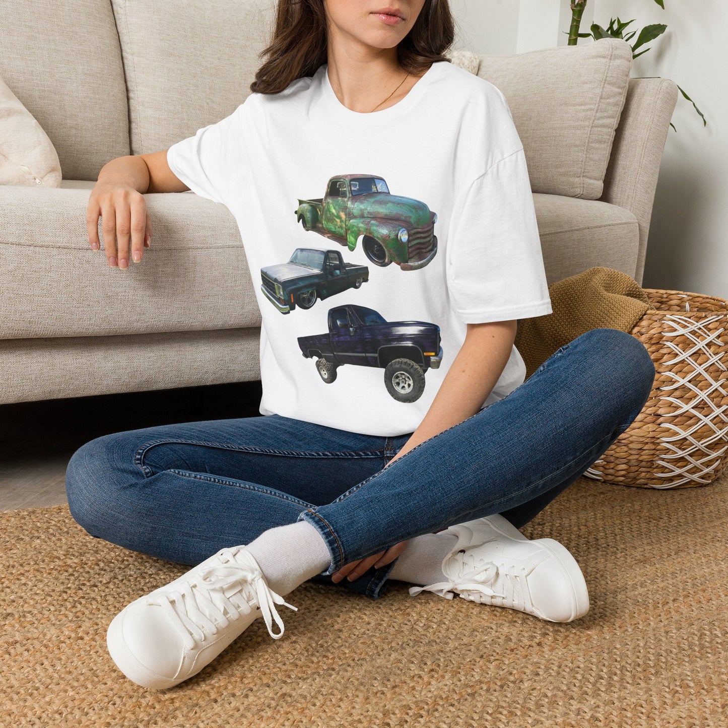 3 Classic Pickup Trucks Lowered/Lifted T-Shirt