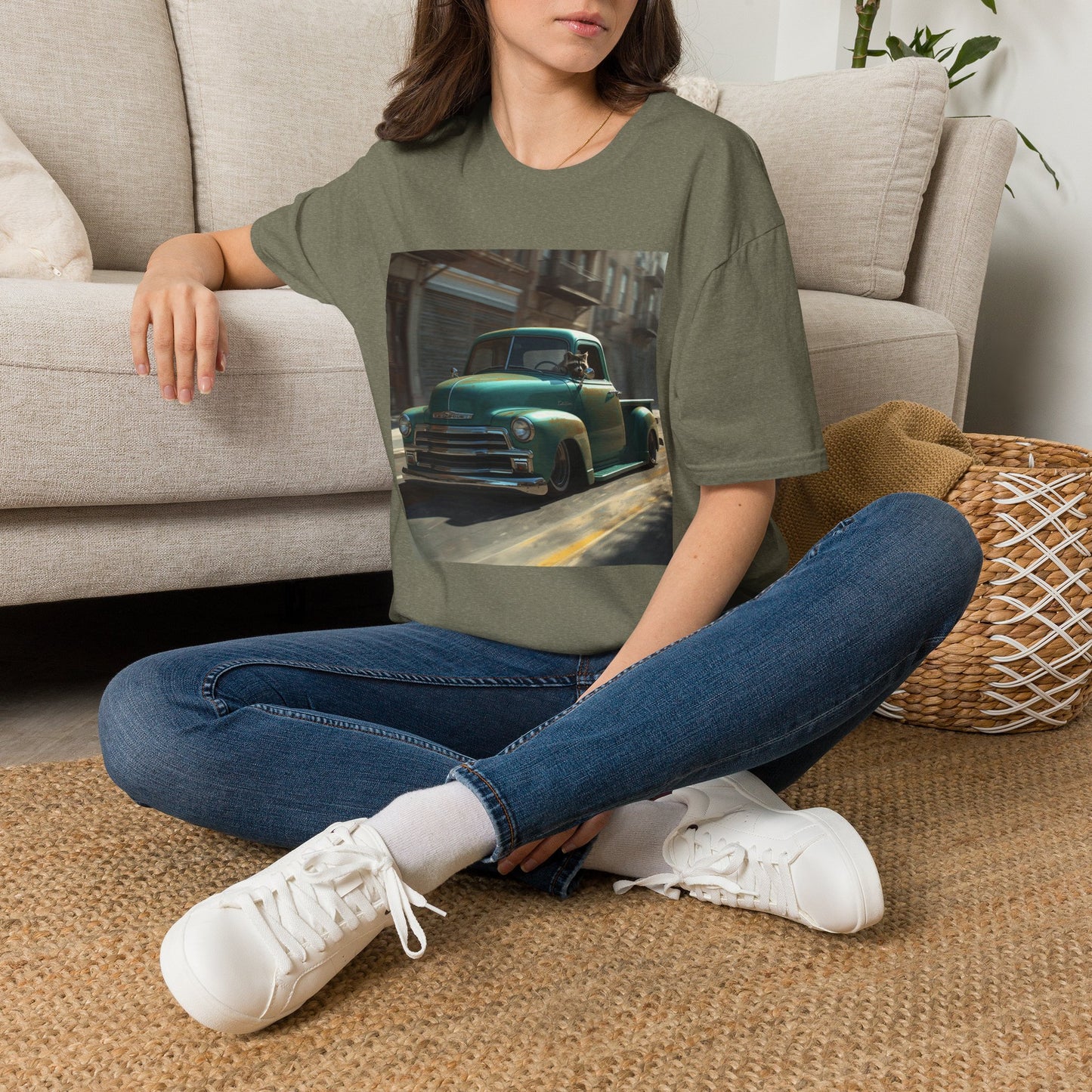 Raccoon Driving Truck T-Shirt