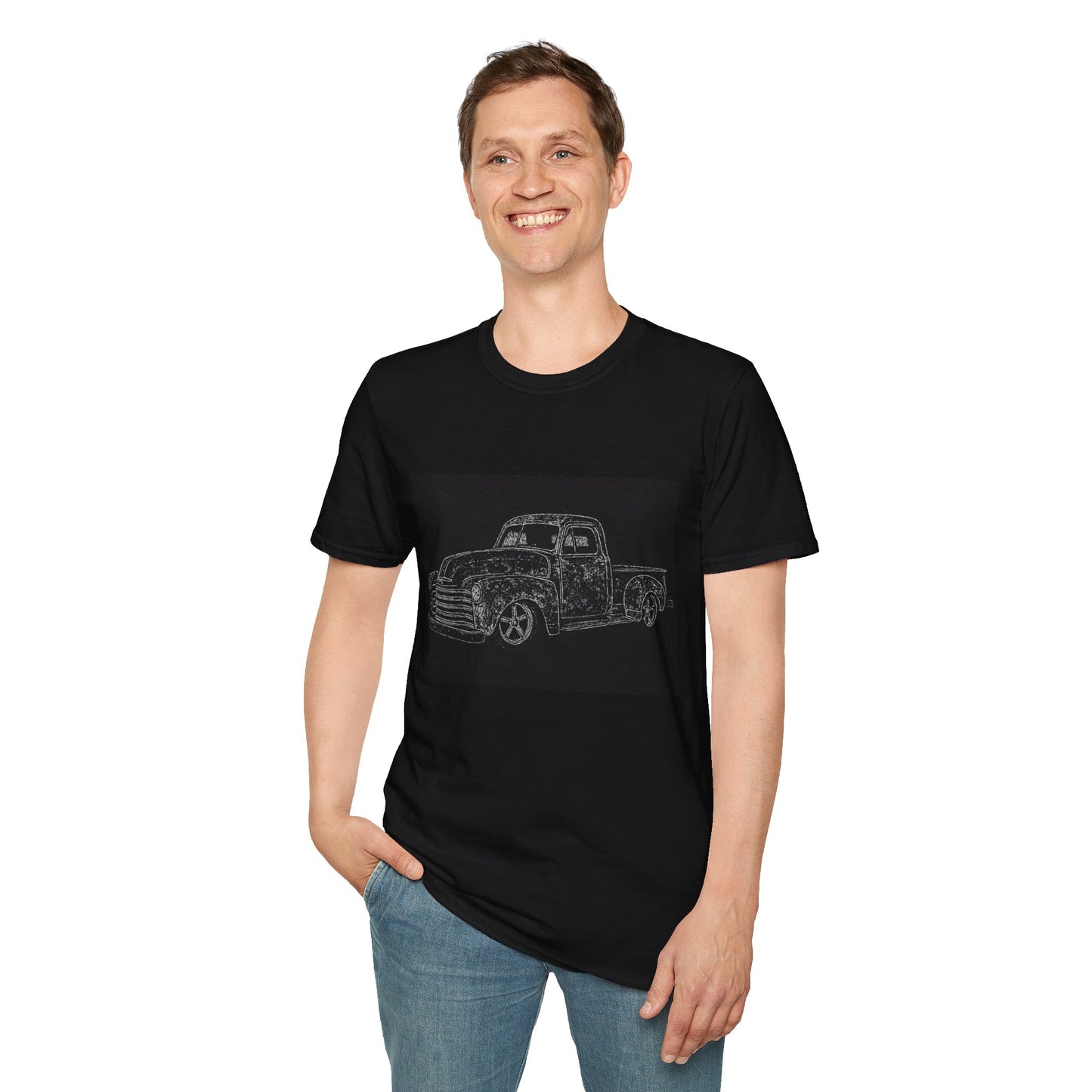 Vintage Pickup Sketch T-Shirt