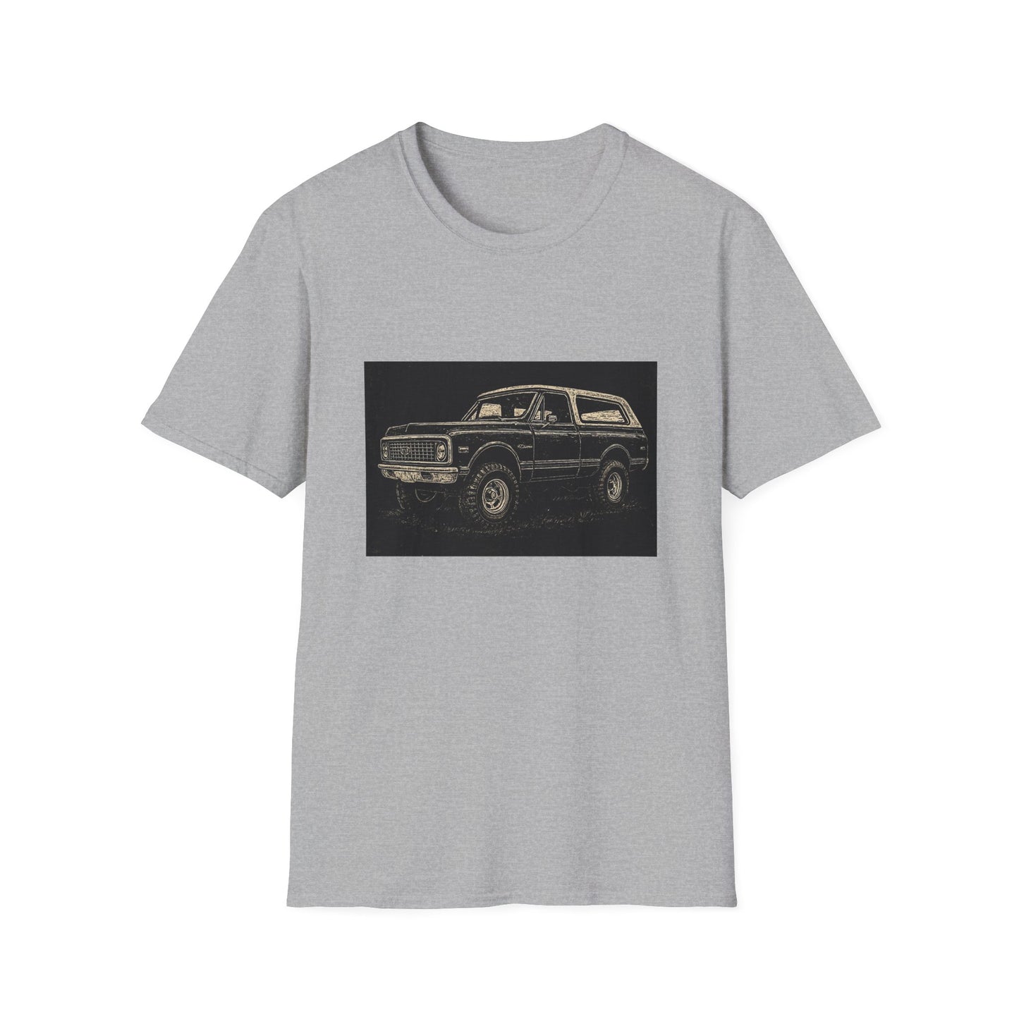 Vintage Truck w Topper Illustration T-Shirt