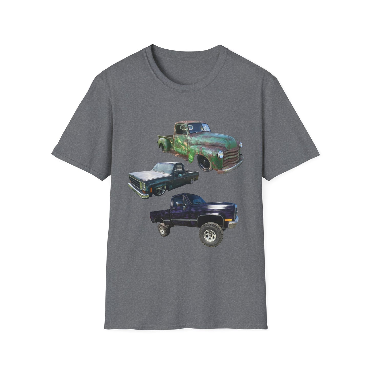 3 Classic Pickup Trucks Lowered/Lifted T-Shirt