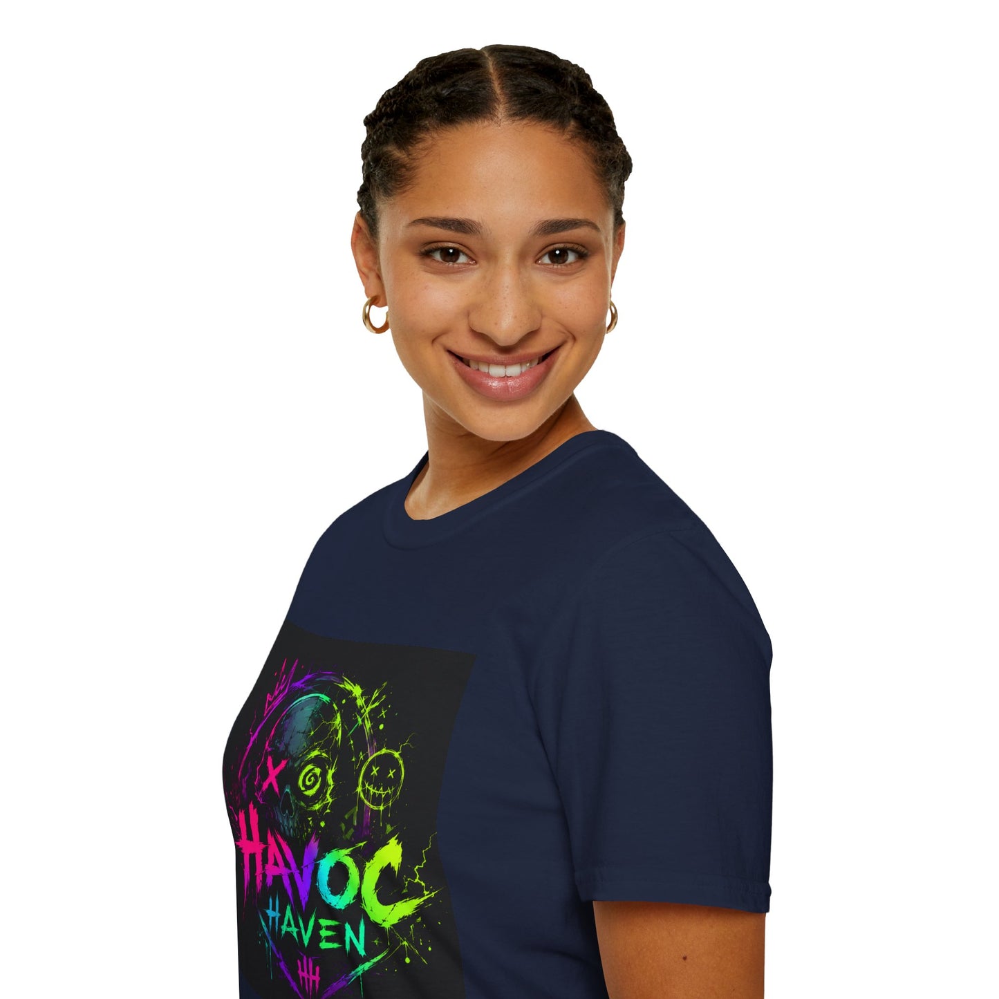 Havoc Haven Neon Skull T-Shirt