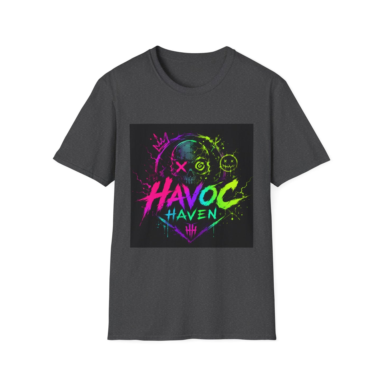 Havoc Haven Neon Skull T-Shirt