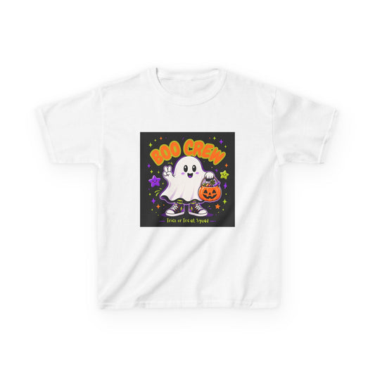 Kids Halloween Tee — "Boo Crew"