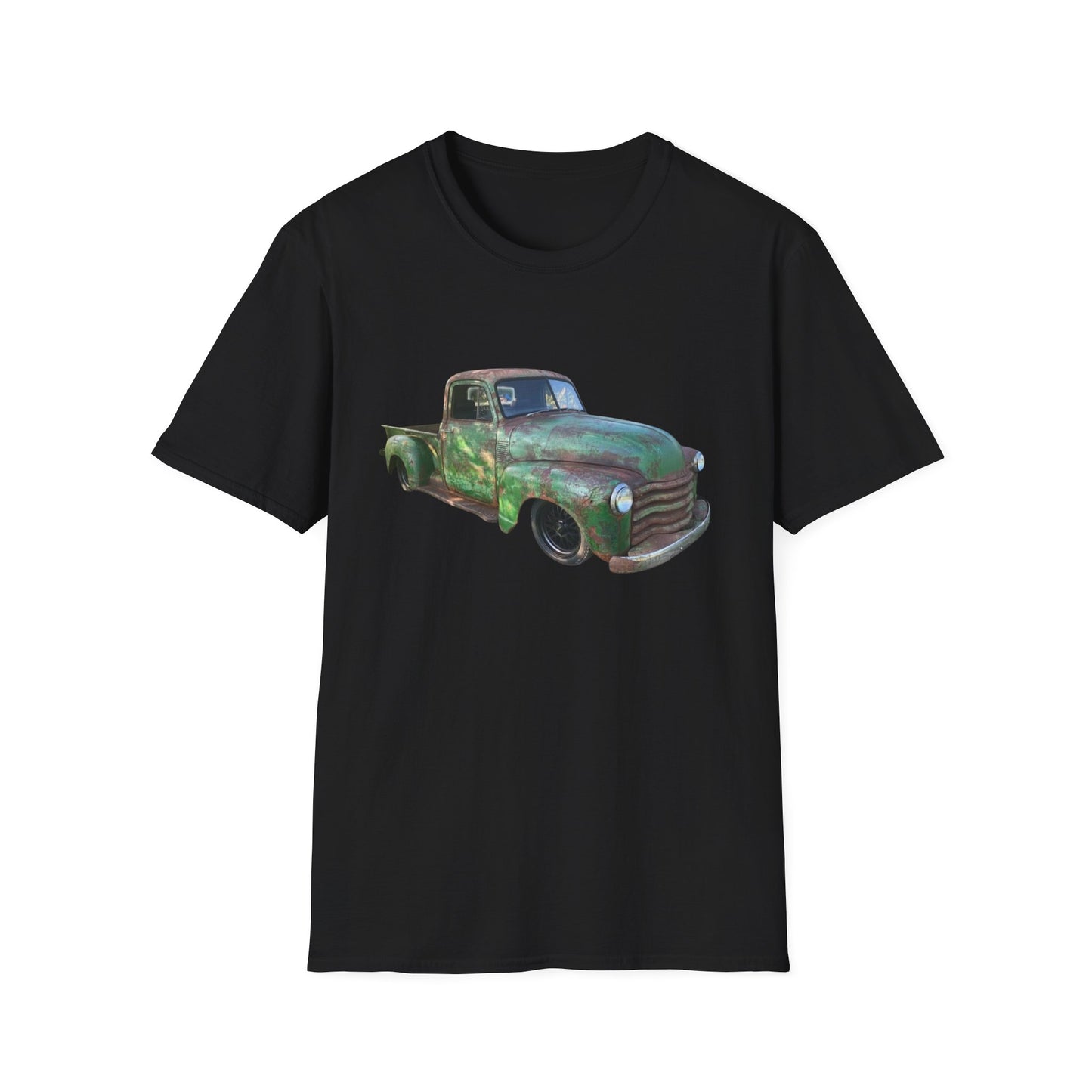 Green Lowered Vintage Pickup Truck T-Shirt