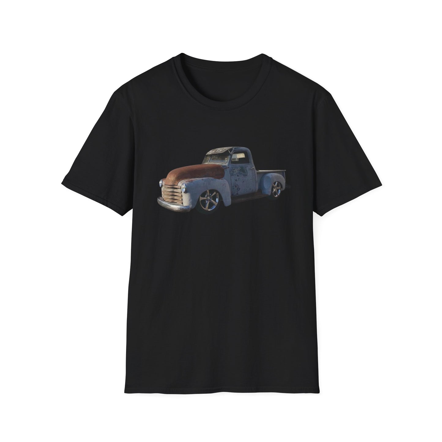 Vintage Lowered Grey Pickup Truck T-Shirt