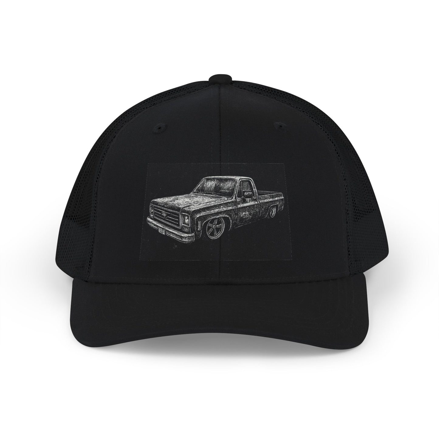 Vintage Pickup sketch Snapback Cap