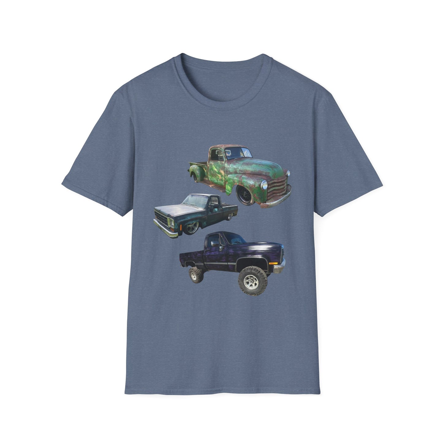 3 Classic Pickup Trucks Lowered/Lifted T-Shirt