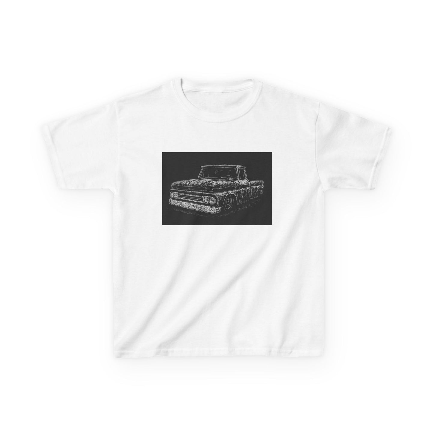 Vintage Pickup Truck Kids Sketch