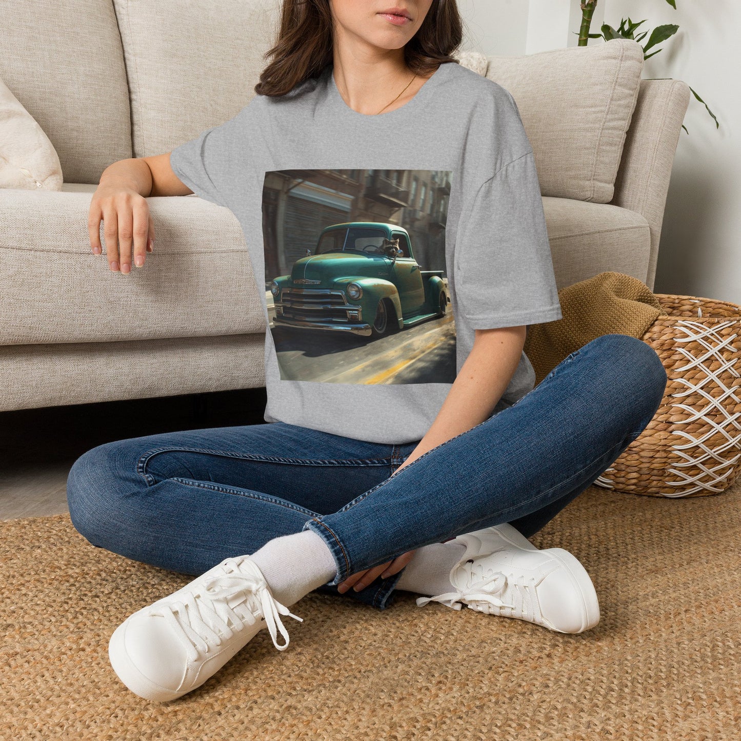 Raccoon Driving Truck T-Shirt