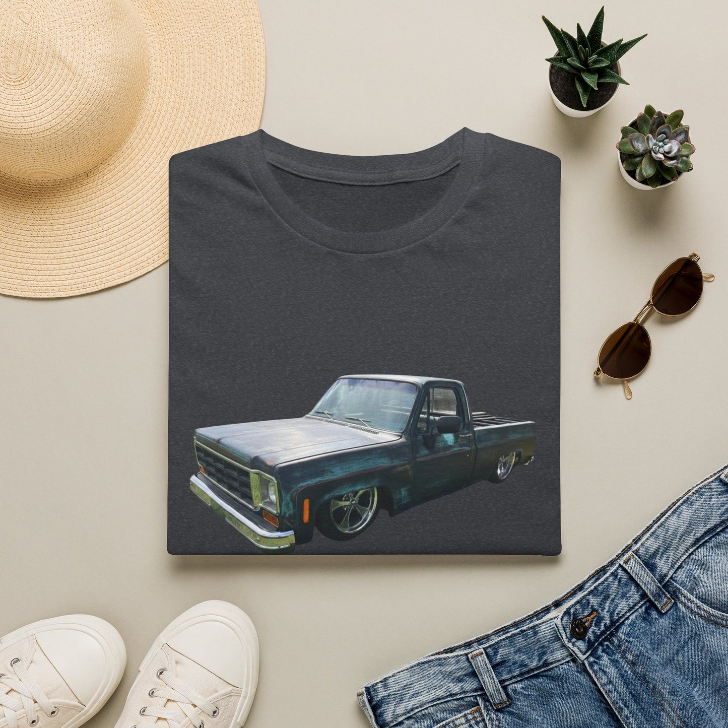 Classic Lowrider Pickup Truck T‑Shirt