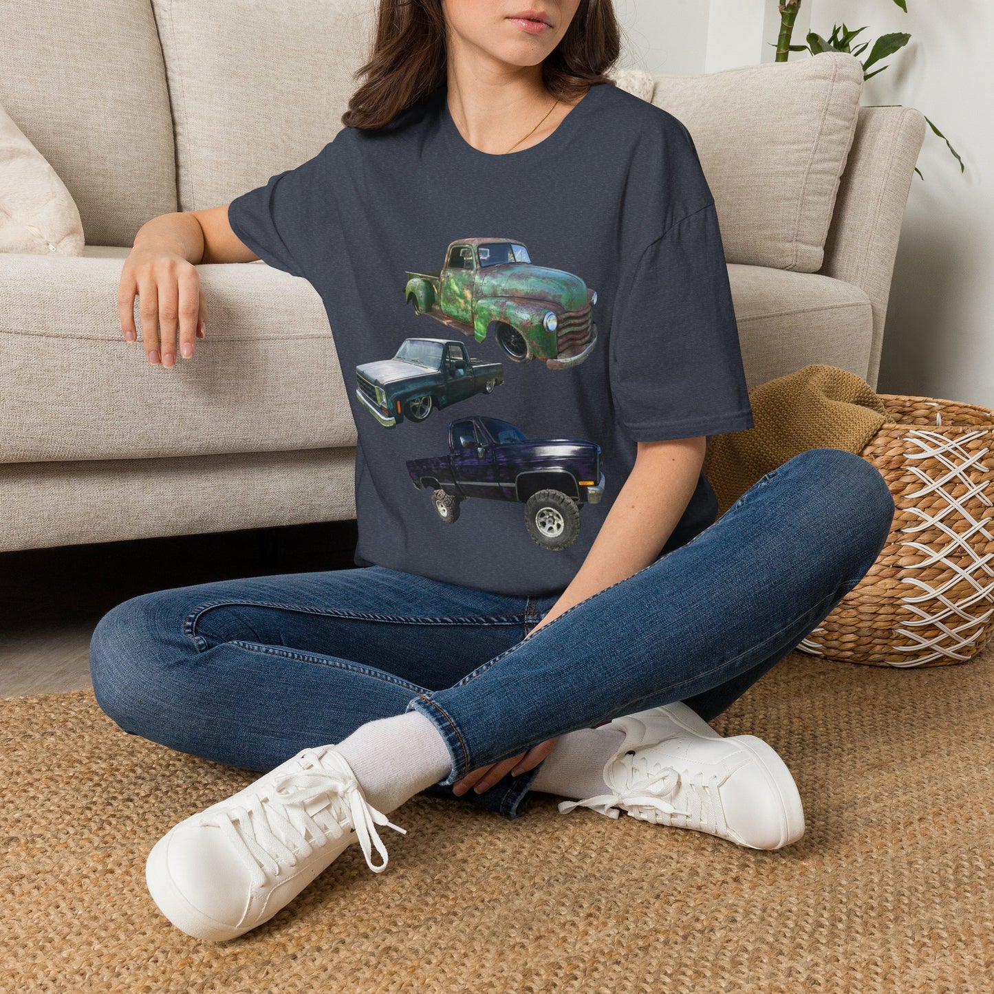 3 Classic Pickup Trucks Lowered/Lifted T-Shirt