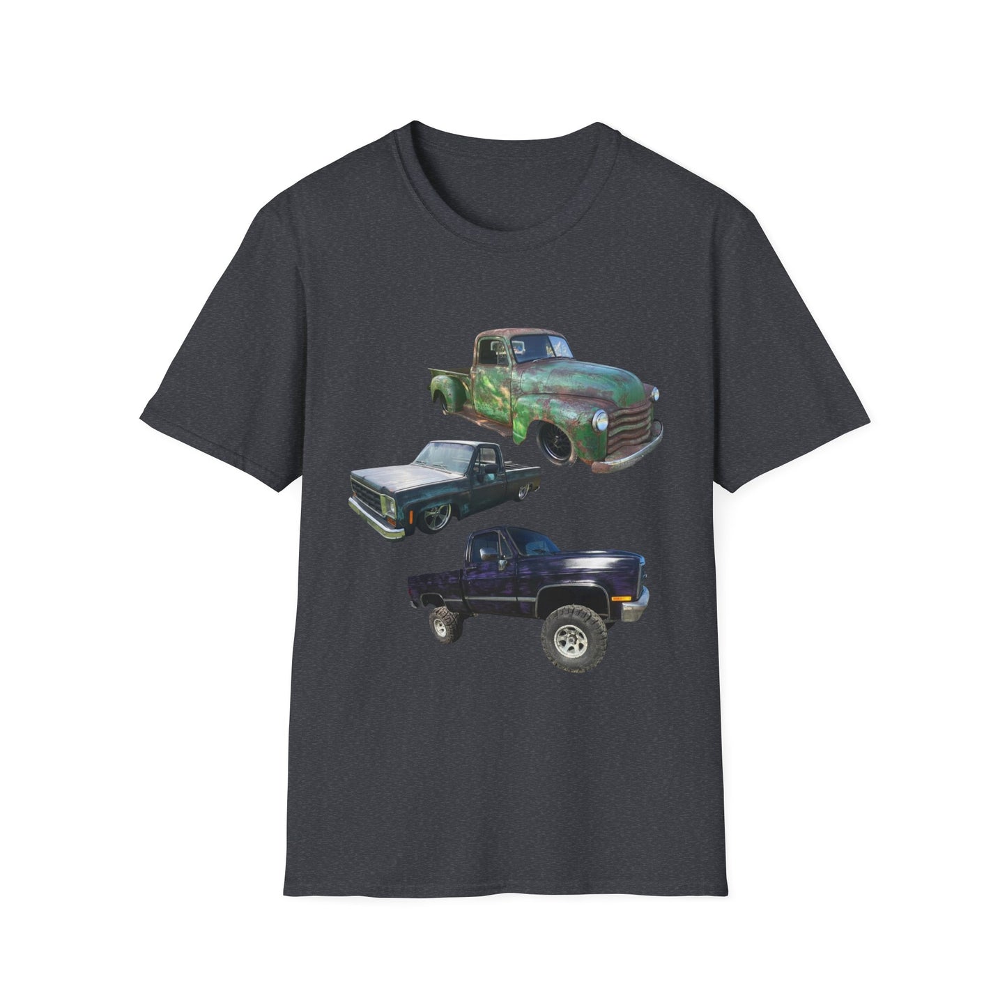3 Classic Pickup Trucks Lowered/Lifted T-Shirt