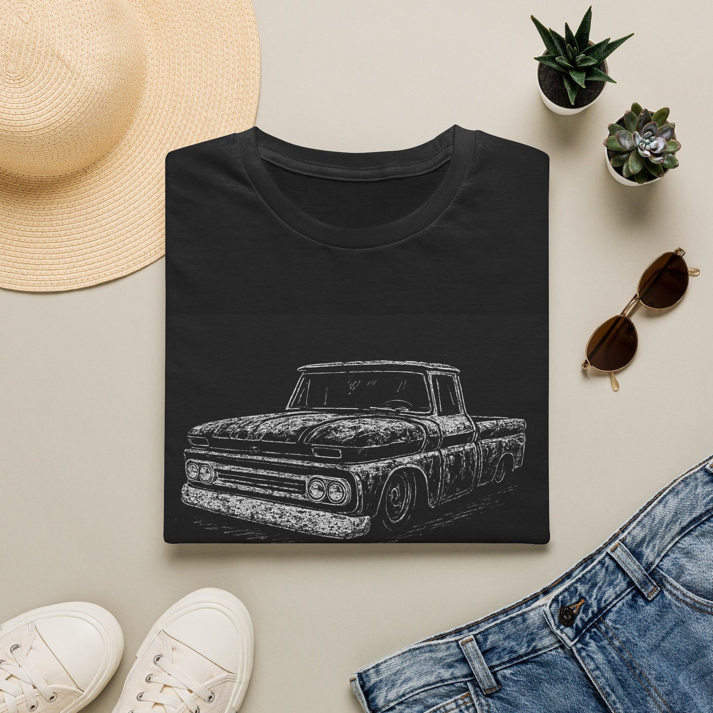 Classic Truck Illistration Tee
