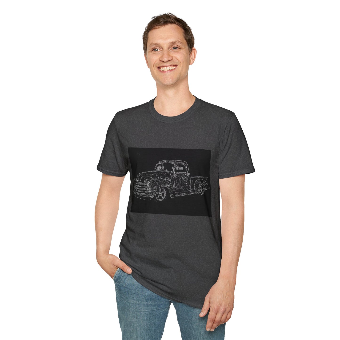 Vintage Pickup Sketch T-Shirt