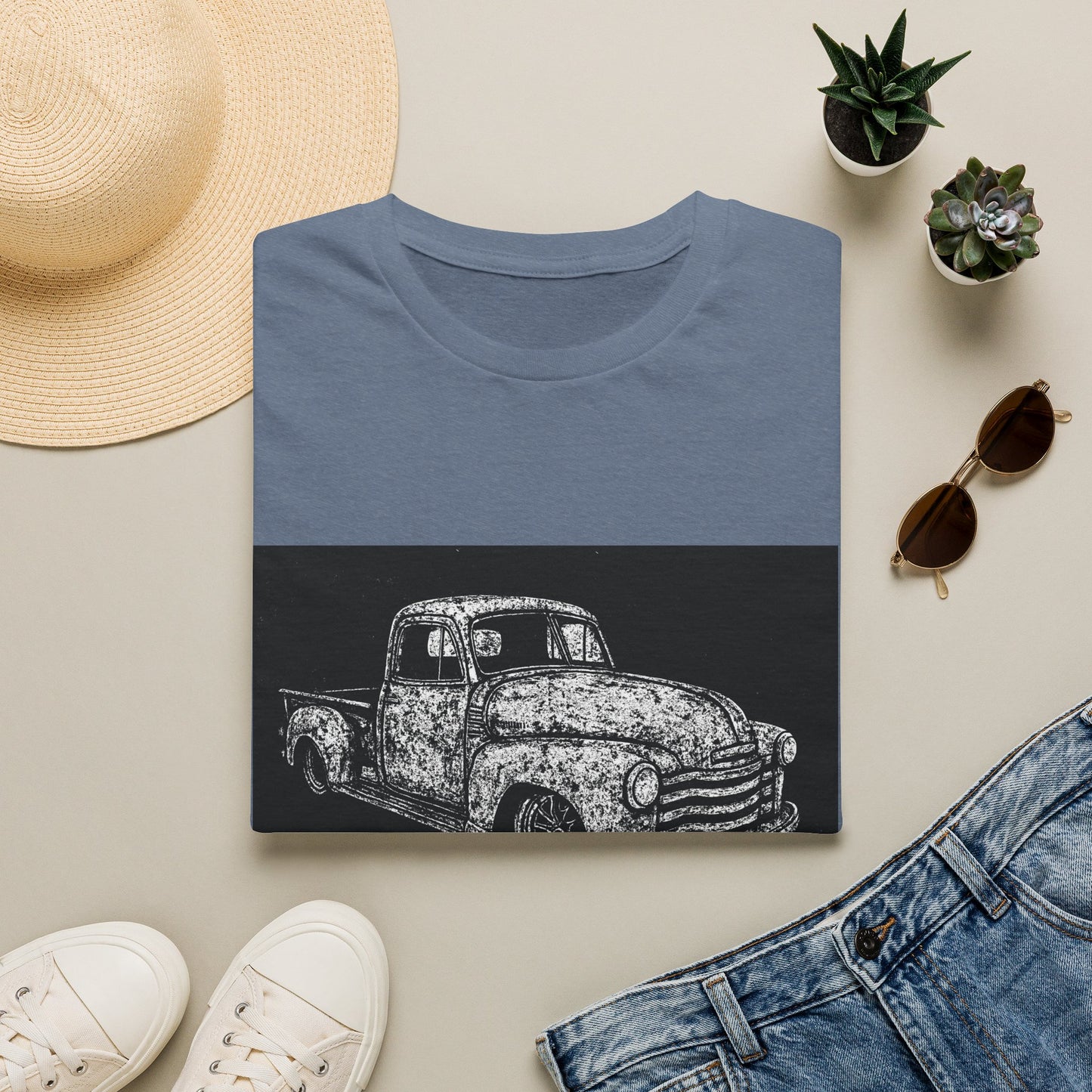 Retro Truck Illustration Tshirt