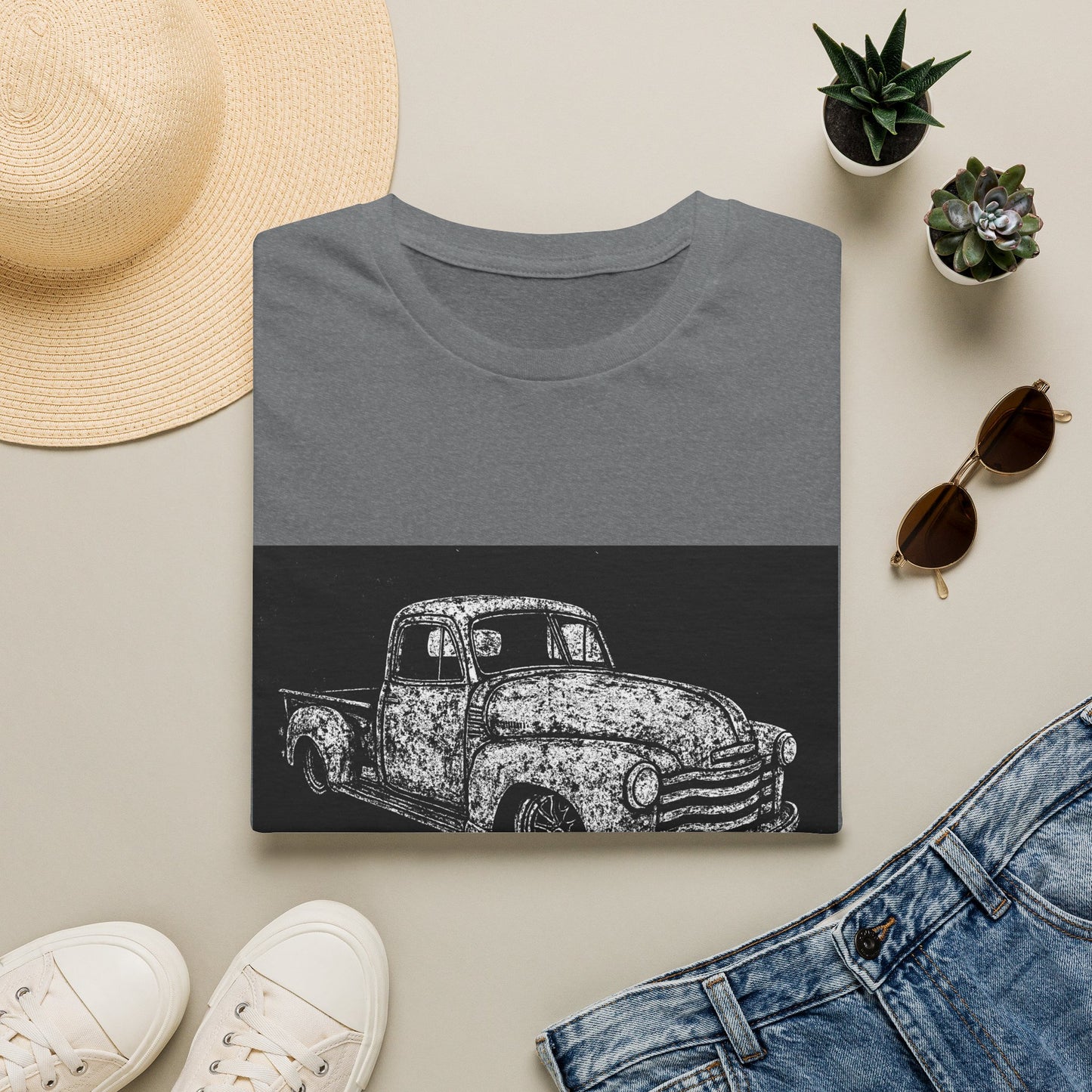 Retro Truck Illustration Tshirt