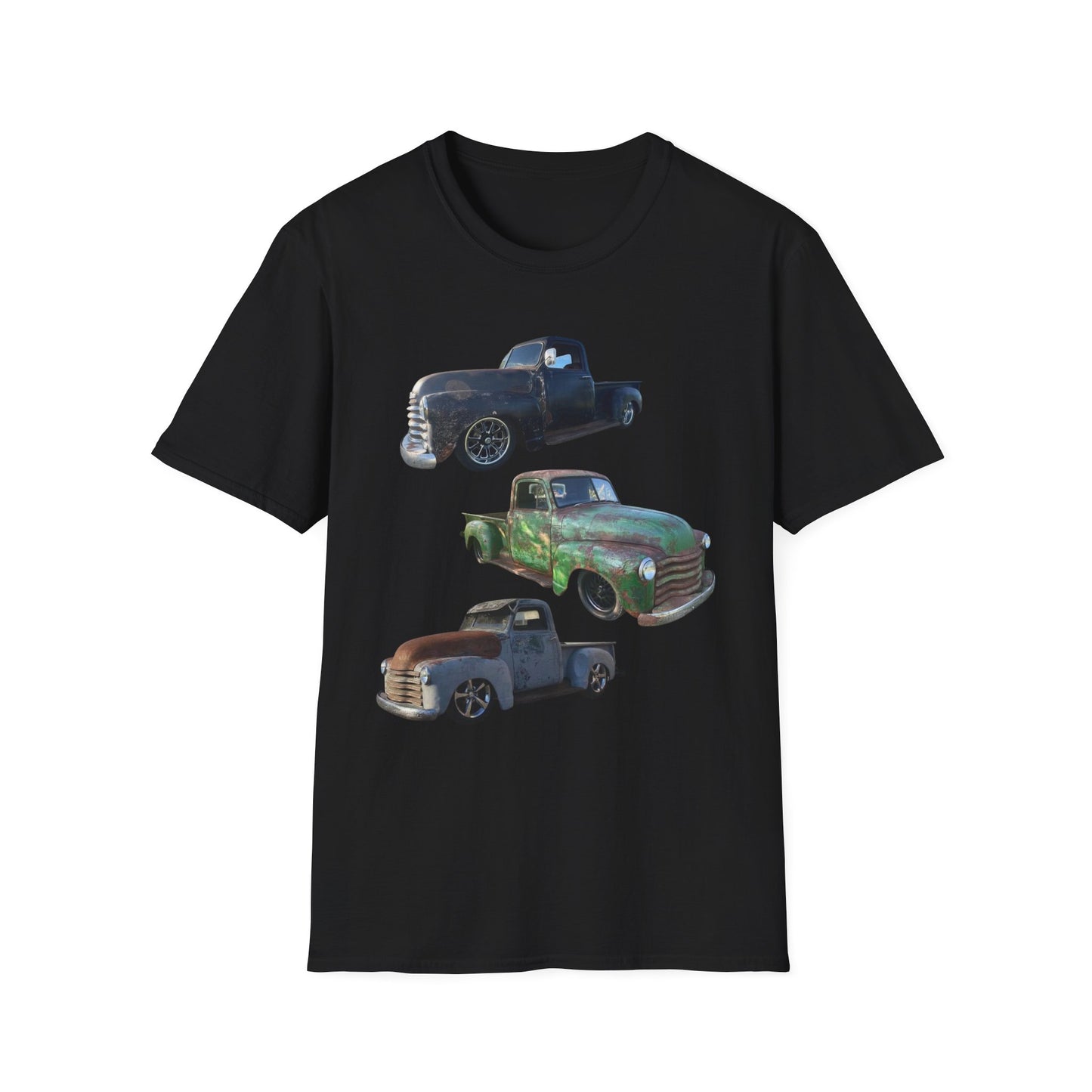 Vintage Lowered Pickup Truck trio T-Shirt