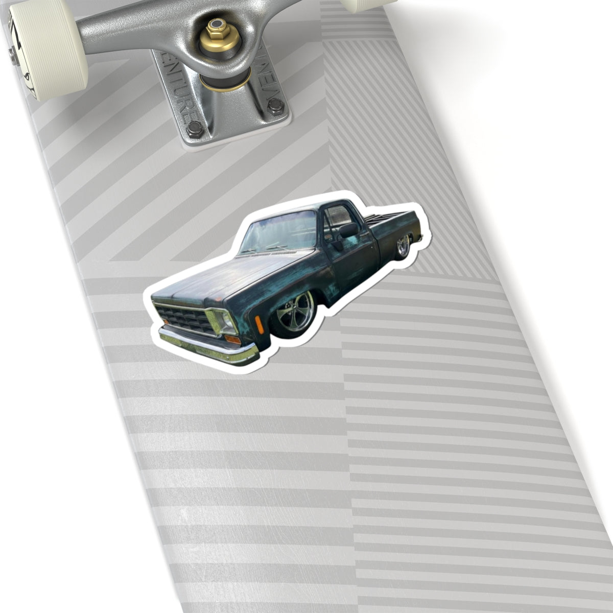 Lowered Classic Pickup Truck sticker